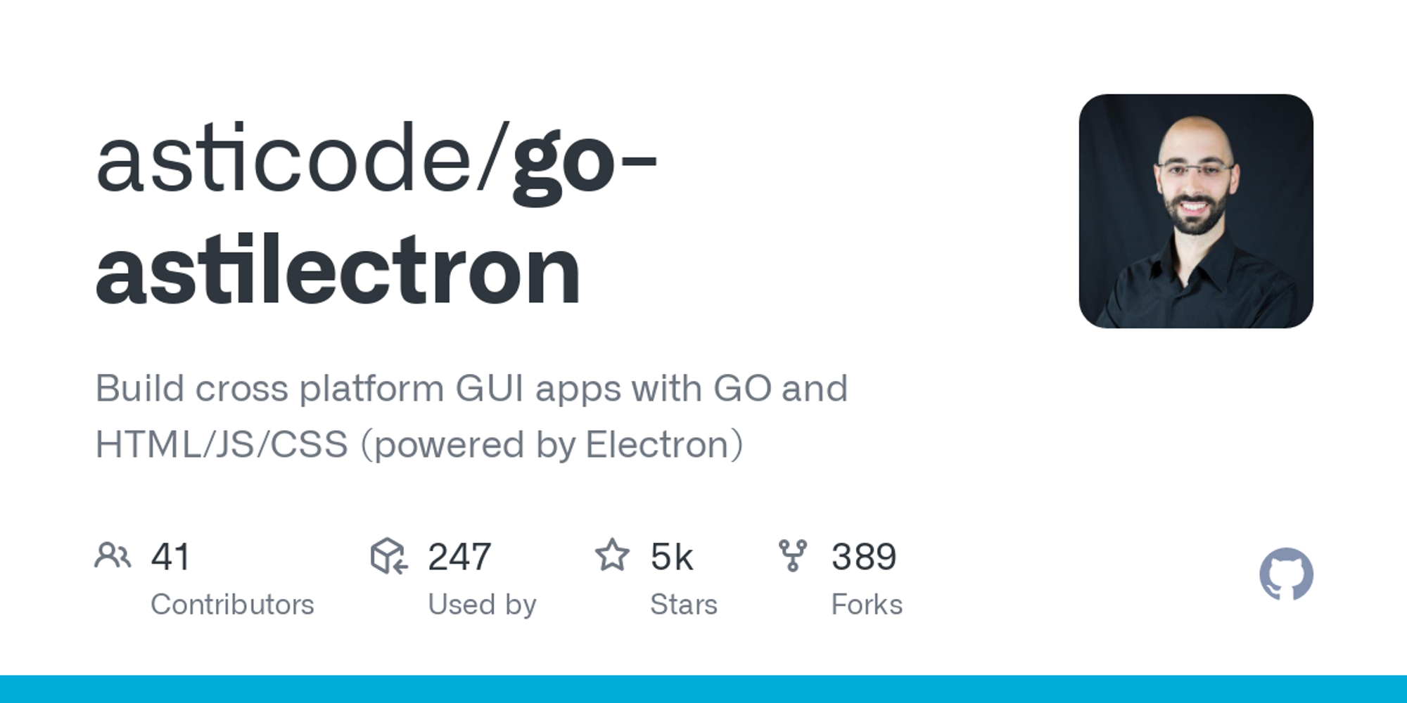 GitHub - asticode/go-astilectron: Build cross platform GUI apps with GO and HTML/JS/CSS (powered by Electron)