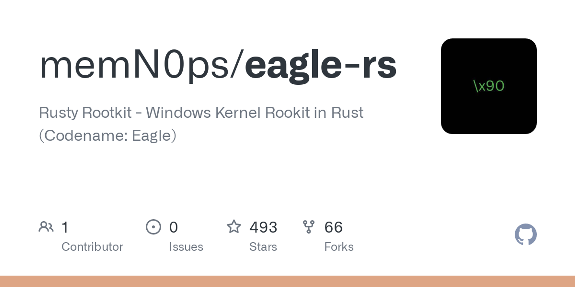 GitHub - memN0ps/rootkit-rs: Rusty Rootkit - Windows Kernel Rookit in Rust (Codename: Eagle)